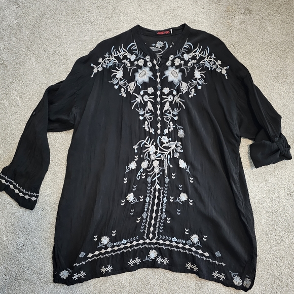 Johnny Was Oversized Tunic Blouse - Picture 10 of 15